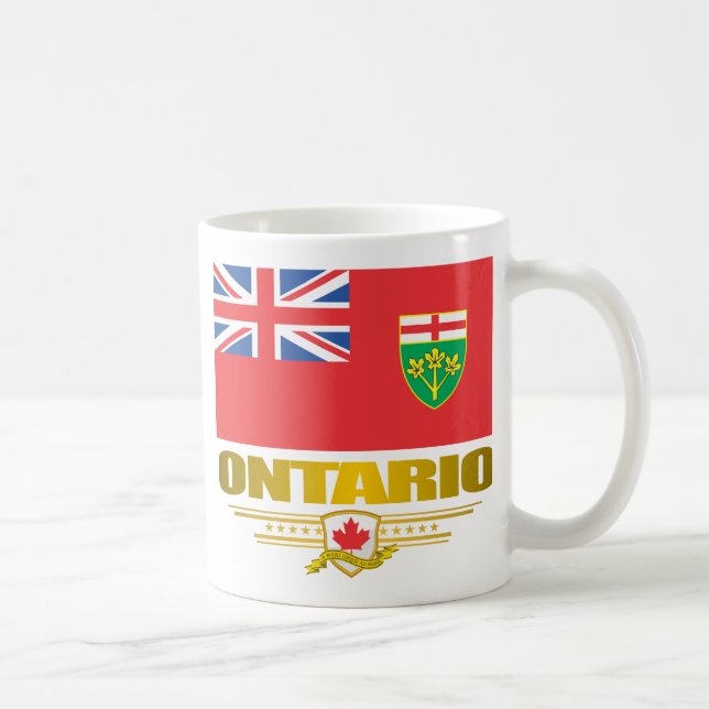 Ontario-Flagge Tasse (Rechts)