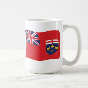 Ontario-Flaggen-Tasse Tasse