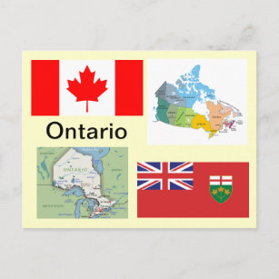 Ontario Kanada Postkarte