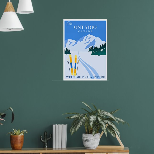 Ontario, Kanada Reiseplakat Poster (Wohnzimmer 1)