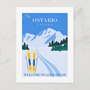 Ontario, Kanada-Reiseplakat, Postkarte
