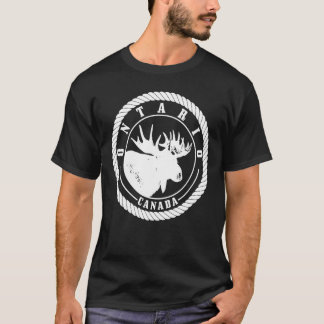 Ontario Kanada Vintages Wandern Camping Natur T-Shirt