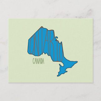 Ontario Karte Postkarte