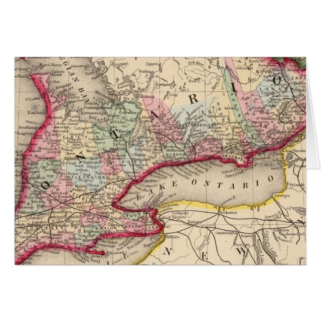 Ontario Karte von Mitchell (Vorderseite (Horizontal))