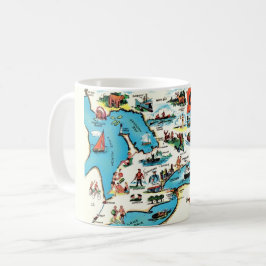 Ontario Map Mug Kaffeetasse