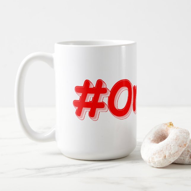"#Ontario " Niedliches Design. Jetzt kaufen Kaffeetasse (Mit Donut)
