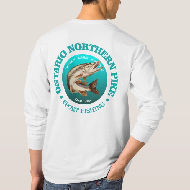 Ontario Pike Fishing T-Shirt (Rückseite)