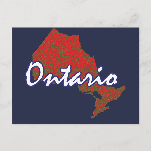 Ontario Postkarte (Vorderseite)