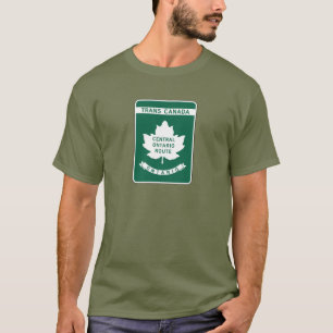 Ontario, Transport-Kanada Landstraßen-Zeichen T-Shirt