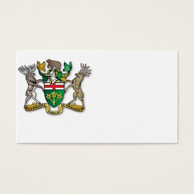 Ontario Wappen (Vorderseite)