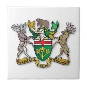 Ontario Wappen Fliese