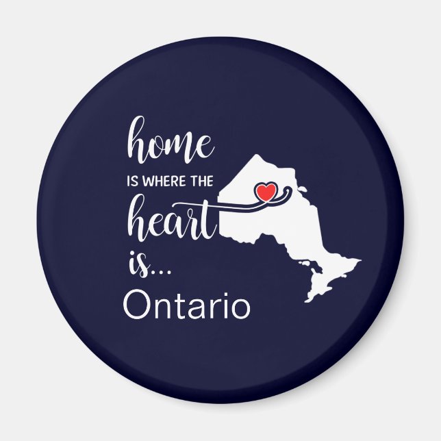 Ontario Zuhause ist das Herz Magnet (Vorne)