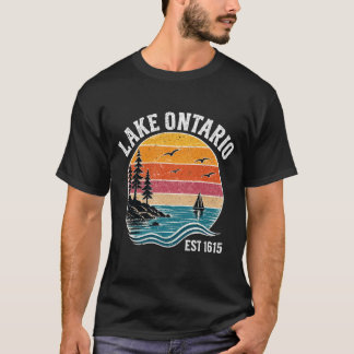 Ontariosee Est 1615 Retro Vintage T-Shirt