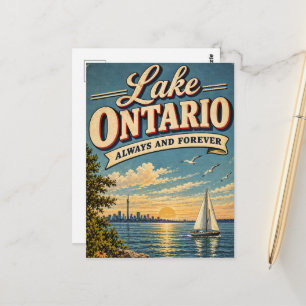 Ontariosee Immer Und Ewig Vintage Postkarte