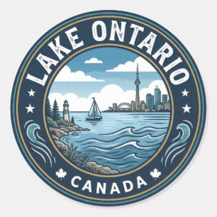 Ontariosee Kanada Runder Aufkleber
