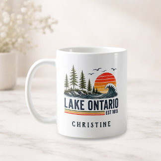 Ontariosee Vintage Great Lakes Seelenleben Kaffeetasse