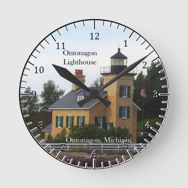 Ontonagon Lighthouse Uhr (Vorderseite)