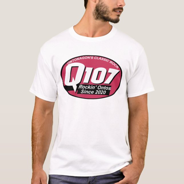 Ontonagon Q107 Classic Rock T - Shirt (Vorderseite)
