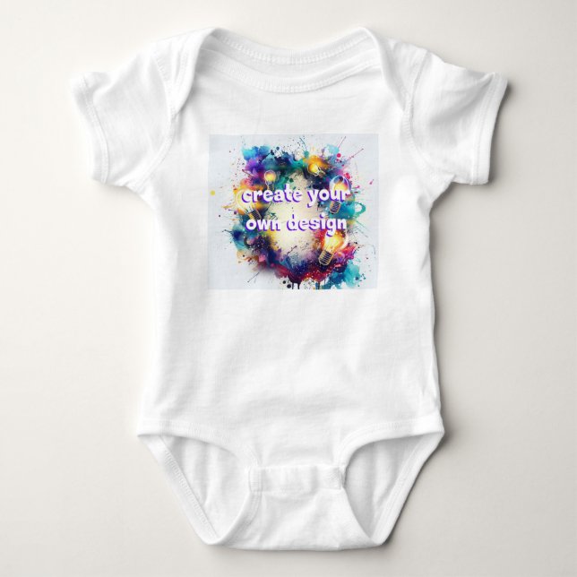 Ontwerp je eigen babyromper – Uniek en persoonlijk Baby Strampler (Vorderseite)