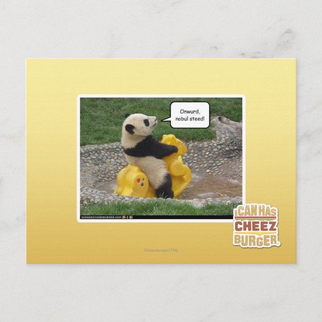 Onwurd, nobul Steed! Postkarte (Vorderseite)