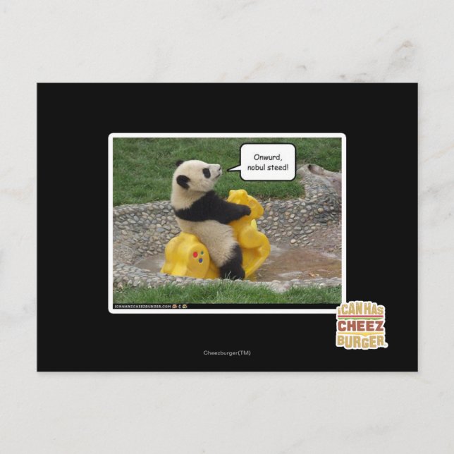 Onwurd, nobul Steed! Postkarte (Vorderseite)