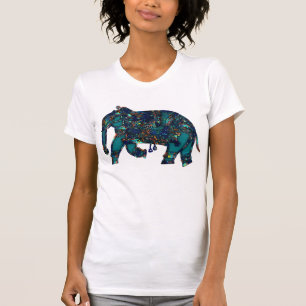 Onyx-Elefant T-Shirt