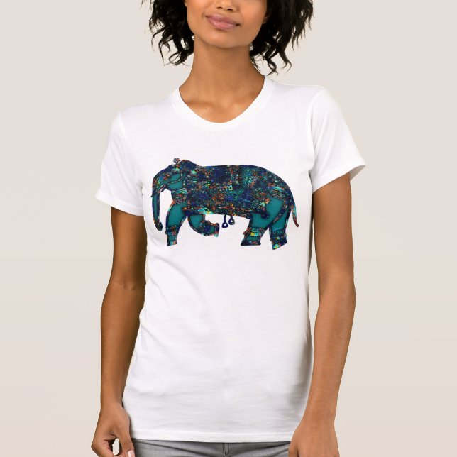 Onyx-Elefant T-Shirt (Vorderseite)