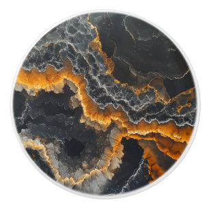 Onyx Gemstone Naturmuster Keramikknauf