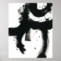 Onyx Gesture - Schwarze Paint Strokes