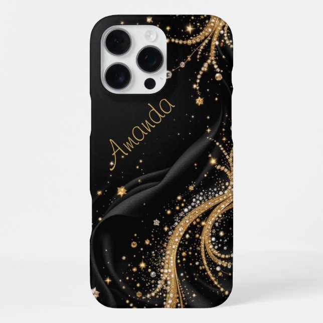 Onyx Luxe iPhone Hülle (Rückseite)