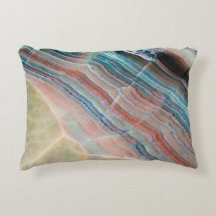 Onyx-Marmor-Textur Hintergrund der natürlichen Sto Dekokissen