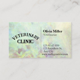 Onyx Mineral Custom Minimalistisch Beruflich Opal Visitenkarte