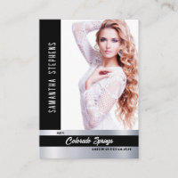 Onyx Shine Pageant Foto Business Card
