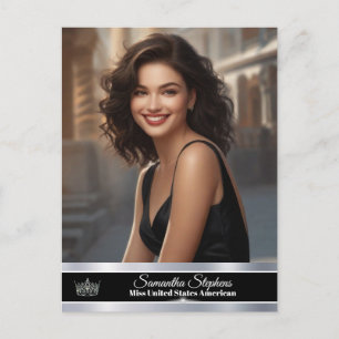 Onyx Shine Pageant Promo Postkarte