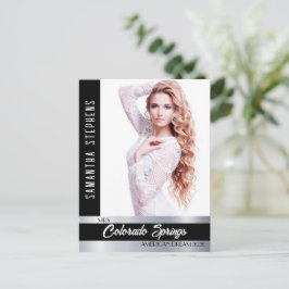 Onyx Shine Promo Foto Card für Tagungen Postkarte