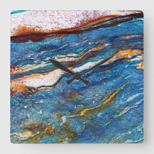 Onyx Stone Muster Acrylwand Uhr