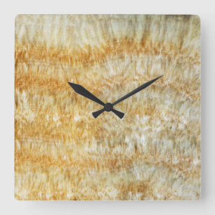 Onyx Stone Pattern Acrylic Wall Clock Quadratische Wanduhr