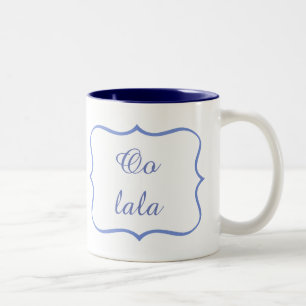 Oo lala zweifarbige tasse
