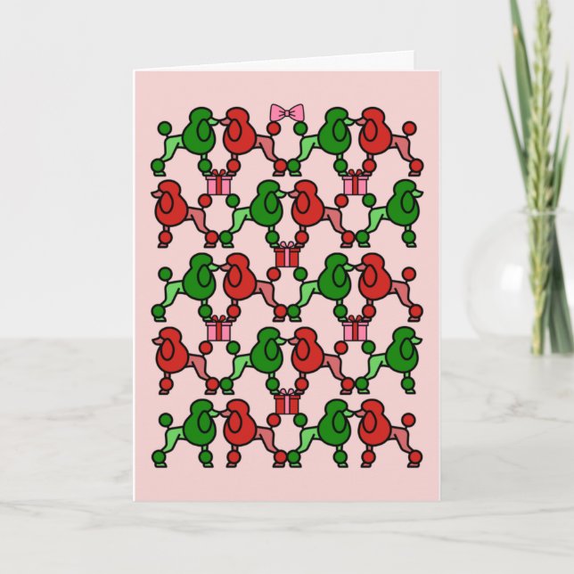 Oodles Christmas Card (Cotton Candy) Karte (Vorderseite)