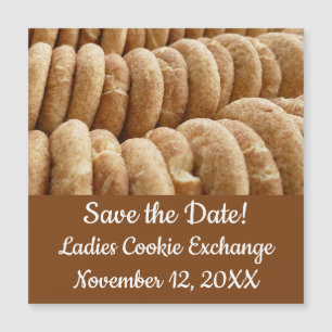 Oodles Save the Date von Snickerdoodles Magnetkarte