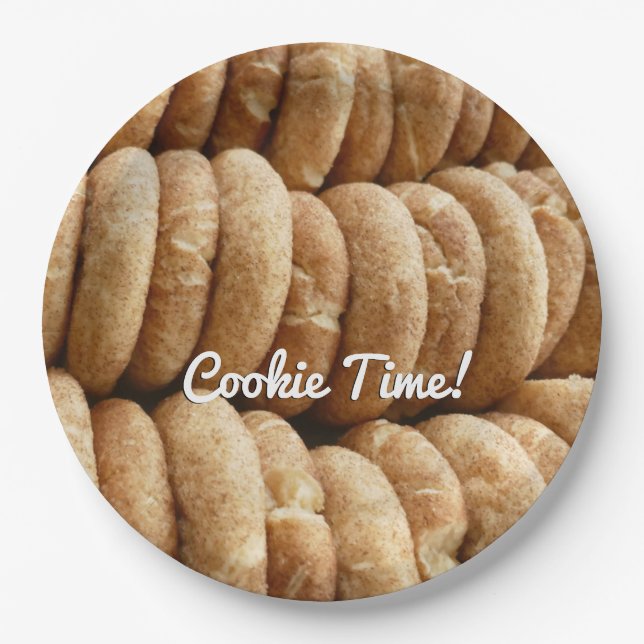 Oodles von Snickerdoodles Pappteller (Vorderseite)