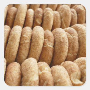 Oodles von Snickerdoodles Quadratischer Aufkleber