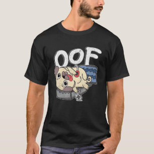 Oof Gamer Meme Noob Internetkultur Gamer Mops T-Shirt
