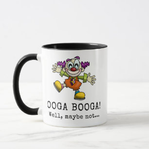 Ooga Booga Beängstigend Clown Tasse