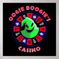 Oogie Boogies Casino Roulette Rad in Schwarz Liga
