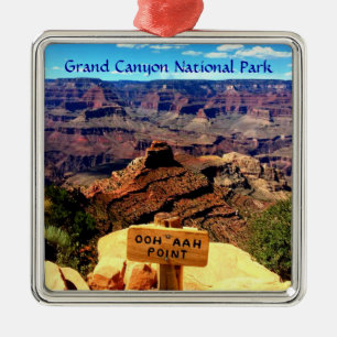 Ooh Aah Point Grand Canyon Nationalpark Ornament Aus Metall
