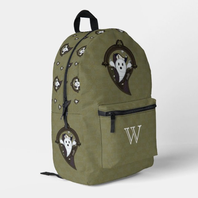 Ooh der Geist Bedruckter Rucksack (Rückseitige Ecke links)
