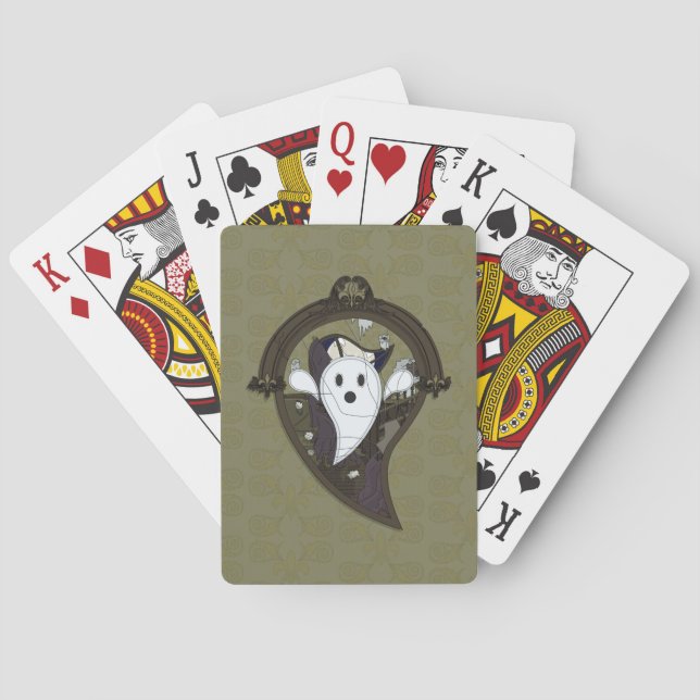 Ooh die klassischen Ghost-Spielkarten Spielkarten (Rückseite)