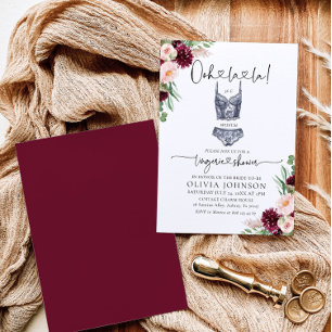 Ooh la Bra Lingerie Bridal Dusche Einladung