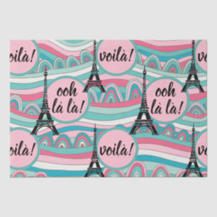Ooh la la la la! Voila! Eiffelturm Seidenpapier